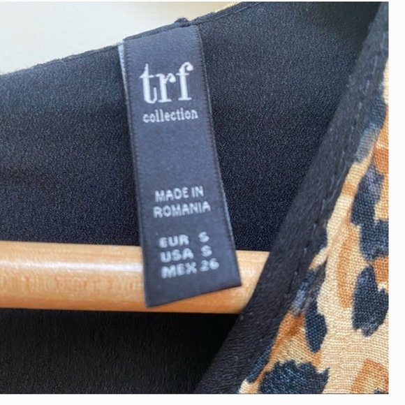 Zara TRF Baby Doll Cheetah Print Dress with Pockets - Picture 8 of 10